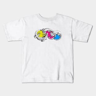 Ouroboros that consumes its own uroboros tail Kids T-Shirt